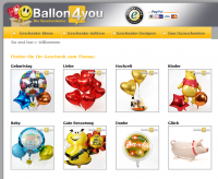 Auf Ballon4you.de findet sich für jeden Anlass der passende Luftballon.